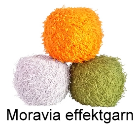 Moravia effektgarn til knipling og strik